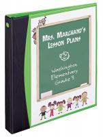 35X532 View Binder, O-Ring, Vinyl, 1 In, Green