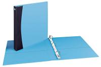 35X533 View Binder, O-Ring, Vinyl, 1 In, Blue