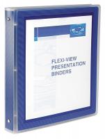 35X541 View Binder, O-Ring, 1-1/2 In, Navy Blue