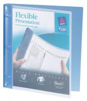 35X542 Binder, Presentation, 1/2 In, Blue