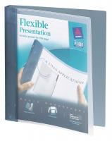 35X544 Binder, Presentation, 1 In, Gray