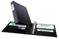 35X582 Binder, Slant Rings, 1-1/2 In, Black