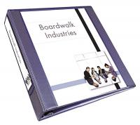 35X640 View Binder, O-Ring, 1-1/2 In, Metallic Blu