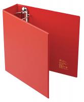 35X664 Binder, Heavy Duty, D-Ring, 3 In, Red