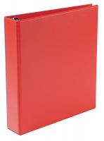 35X666 Binder, Heavy Duty, D-Ring, 1-1/2 In, Red