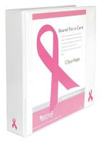 35X733 View Binder, Breast Cancer, 2 In, White