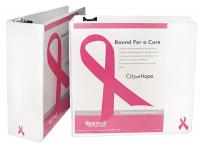 35X735 View Binder, Breast Cancer, 4 In, White