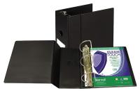 35X765 Binder, Antimicrobial, D-Ring, 5 In, Black