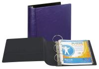 35X805 Binder, Heavy Duty, O-Ring, 4 In, Dark Blue