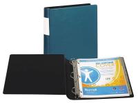 35X817 Binder, Label Holder, 1-1/2 In, Teal
