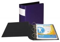 35X823 Binder, Label Holder, 3 In, Dark Blue