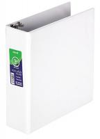 35X870 View Binder, Nonstick, 3 In, White