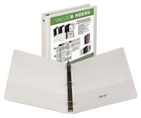 35X874 View Binder, Nonstick, 1 In, White