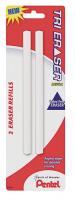 35X923 Eraser Refill, White, Fits Tri Eraser, PK 2