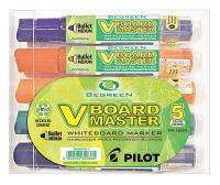 35X987 Dry Erase Marker, Assorted, Pk 5