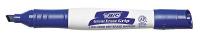 35Y008 Dry Erase Marker, Chisel, Blue, Pk 12