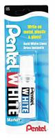 35Y030 Permanent Marker, Broad Tip, White