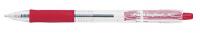 35Y123 Ballpoint Pen, Retractable, Med, Red, Pk 12