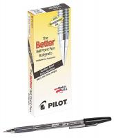 35Y128 Ballpoint Pen, Stick, Med, Black, Pk 12