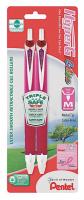 35Y229 Gel Pen, Med, Pink, Pk 12