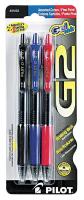35Y278 Gel Pen, Med, Assorted, Pk 3