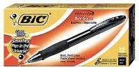 35Y340 Ballpoint Pen, Med, Black, Pk 12