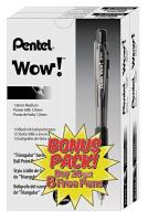 35Y401 Ballpoint Pen, Med, Black, Pk 36