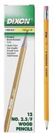 35Y481 Pencil, Wood, Yellow, Pk 12