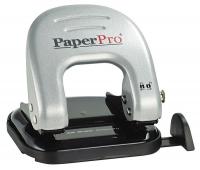35Y602 Two-Hole Paper Punch, 20 Sheet, Blk/Silver