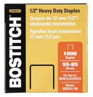 35Y690 Staples, Heavy Duty, 1/2 In. Leg, Pk 1000