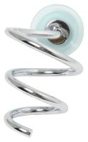 35Z881 Hair Dryer Holder, Chrome, 4-54/64 In L