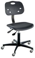 35Z947 Ergonomic Chair, Black, Poly