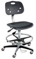 35Z958 Ergo Chair, Black, Poly, Static Control