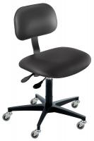 36A022 Ergonomic Chair, Black, Vinyl