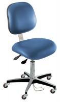 36A115 Chair, Blue, Vinyl, Static Dissipative