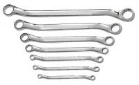 36A170 Dbl Box End Wrench Set, SAE, 12 Pt, 7 Pc