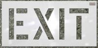 36A414 Stencil, Exit, 12 x 9 In.