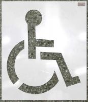36A558 Stencil, Handicap Symbol