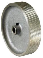 36C102 Encoder Wheel, Knurled Alum, 6 In