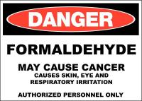 36D405 Danger Sign, 10x14 In, R and BK/WHT, ENG