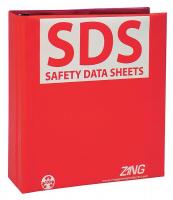 36D423 GHS SDS Binder, 2-1/2 in.