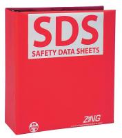 36D424 GHS SDS Binder, 3 in.