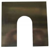 36D771 Slotted Shim, 6x6 Inx0.002In, PK20