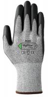 36H134 Cut Resistant Gloves, Black/Gray, 10, Pr