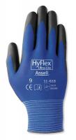 36H142 General Purpose Gloves, Black/Blue, 6, Pr