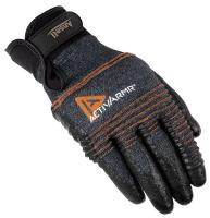 36H153 Cut Resistant Gloves, Black/Gray, M, Pr