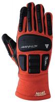 36H160 Cut Resistant Gloves, Black/Orange, 9, Pr