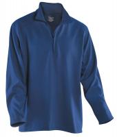 36H267 FR Mock-Zip Fleece, Navy Blue, XL, Zipper