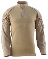36H406 FR Combat Shirt, Khaki, XLL, Zipper