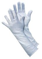 36H449 Inspection Glove, Wht, Cotton, Men&#39;s L, PK12